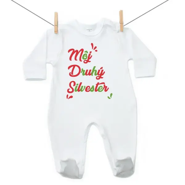 Boodyy Overal Môj druhý Silvester 68 (3-6 mesiacov)