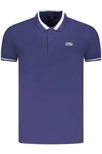 Pánské modré polo triko Cavalli Class