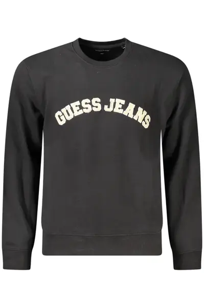 Černá mikina GUESS JEANS