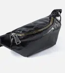 Gemre Black Patent Melville Pouch