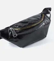 Gemre Black Patent Melville Pouch