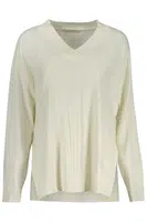 GUESS JEANS WOMEN'S WHITE SWEATER