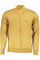 US GRAND POLO YELLOW MEN'S CARDIGAN