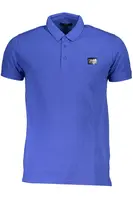 Modré pánské polo triko Cavalli Class