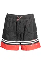 KARL LAGERFELD BEACHWEAR SWIMSUIT BLACK MEN'S BOTTOM