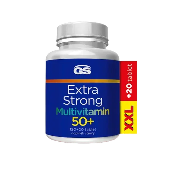 GS Extra Strong Multivitamin 50+, XXL 140 tablet