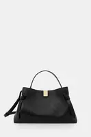 Kožená kabelka Yuzefi GYOZA černá barva, YUZCO-HB-GZ-L034