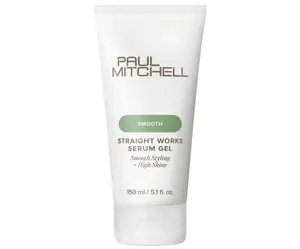 Gelové sérum pro narovnání vlnitých a kudrnatých vlasů Paul Mitchell Smooth Straight Works Serum Gel - 150 ml + dárek zdarma