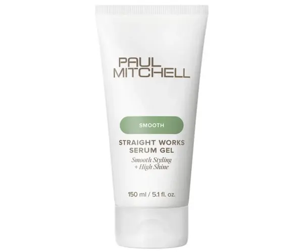 Gelové sérum pro narovnání vlnitých a kudrnatých vlasů Paul Mitchell Smooth Straight Works Serum Gel - 150 ml + dárek zdarma