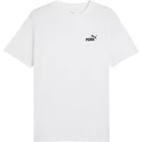 Puma ESSENTIALS SMALL NO. 1 LOGO TEE Pánské triko, bílá, velikost