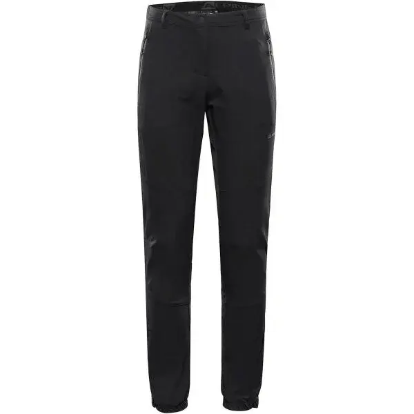 ALPINE PRO HURFA 2 Dámské softshellové kalhoty, černá, velikost