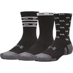 Under Armour PERFORMANCE Unisex ponožky, černá, velikost M