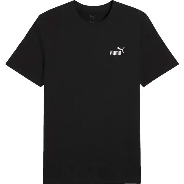 Puma ESSENTIALS SMALL NO. 1 LOGO TEE Pánské triko, černá, velikost XXXL