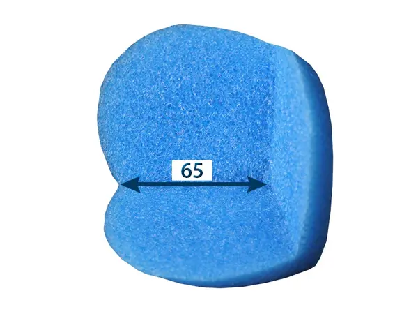 10 ks - Roh pěnový PE 12x100 (vnitřní hrana 65mm)