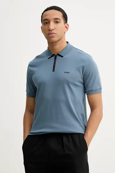 Bavlněné polo tričko HUGO