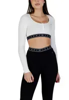Tommy Hilfiger crop tričko s dlouhým rukávem
