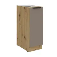 Spodní skříňka Aria 30 D CARGO BB Barva korpusu: Dub artisan, Barva dvířek: TA - Sandgrau AFM