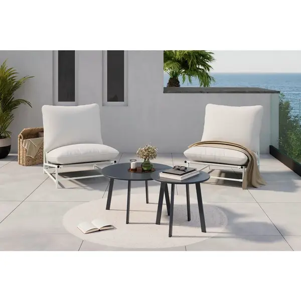 Ambia Garden KŘESLO NA TERASU, kov, textil