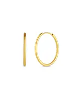 Zlaté kruhové náušnice Yetta