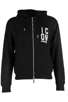 Černá mikina Dsquared2 s kapucí