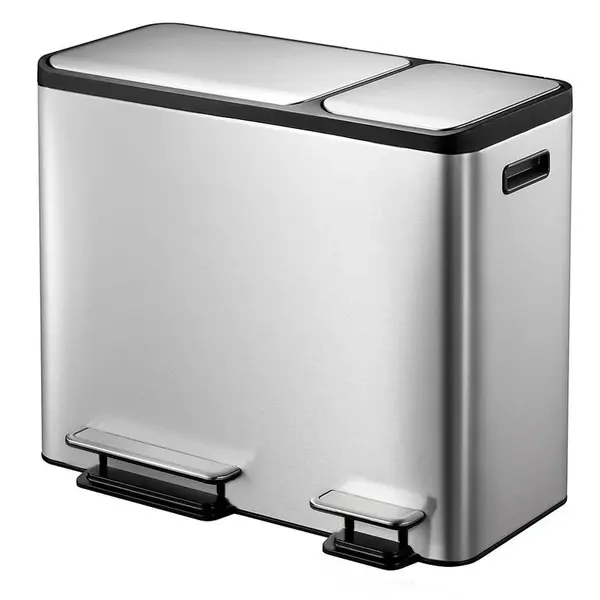 Odpadkový koš Eko Ecocasa 15+15+15l inox mat 912846