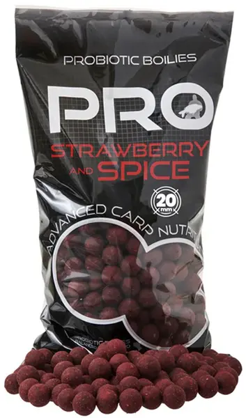 Starbaits boilie pro strawberry spice - 2 kg 20 mm