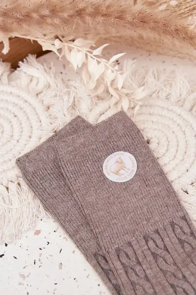 Dámské dlouhé vlněné ponožky Aura.via