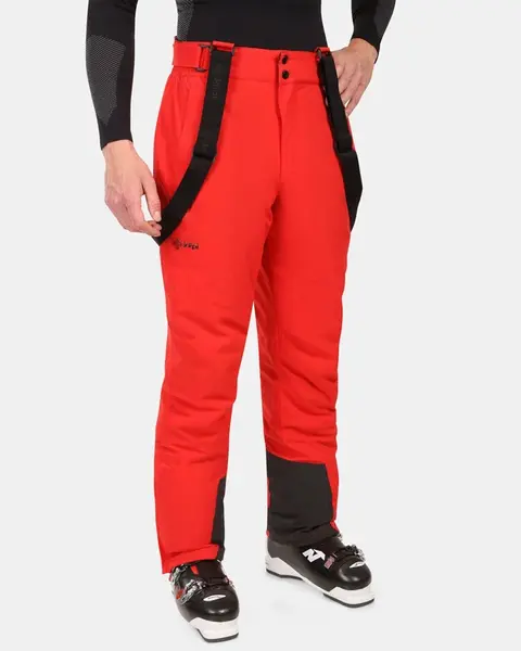 Pánské lyžařské kalhoty kilpi mimas-m červená 6xl