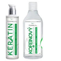 CLINICAL NUTRICOSMETICS Keratín kúra 100ml + kofeinový šampón 250ml