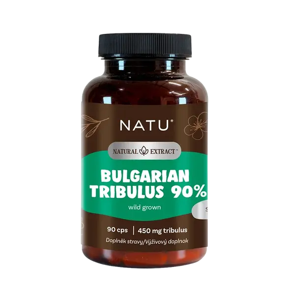 NATU Natural Extract, Bulharský kotvičník (Tribulus) extrakt 90 % saponinov 90 kapsúl