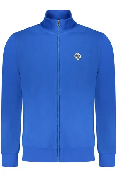 Modrá pánská mikina na zip