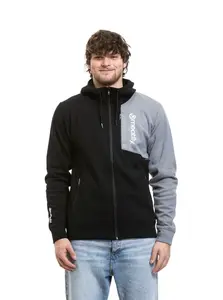 Meatfly pánská technická mikina Lightyear Grey / Black | Černá | Velikost M