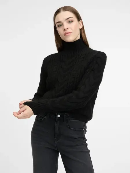 Čierny dámsky rolák ORSAY