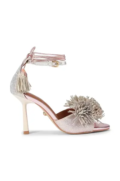 Sandály Kurt Geiger London Pom Pom Ankle Tie Sandal