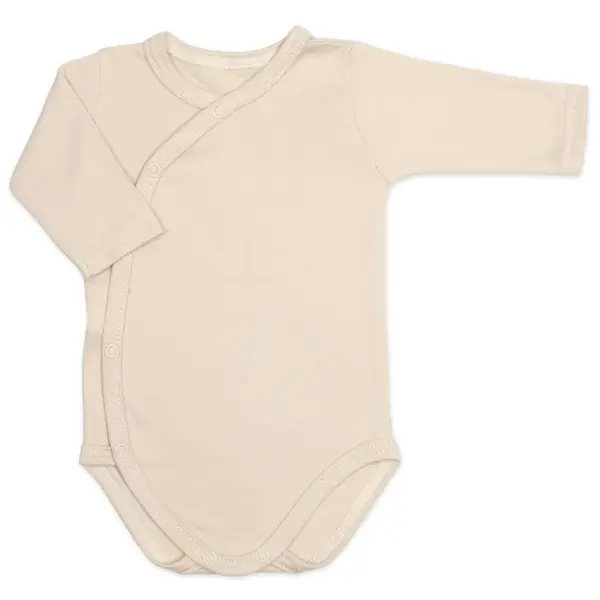 Bavlnená súprava pre bábätko do pôrodnice 6D, Made with love, béžová, veľ. 62