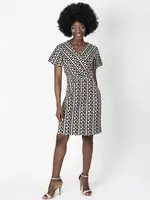 PERSO Woman's Women's dress with a cache-coeur neckline