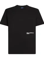 KARL LAGERFELD JEANS Tričko  azúrová / sivá / čierna / prírodná biela