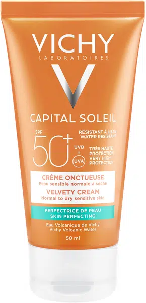 VICHY Capital Soleil SPF 50+ Ochranný krém pro sametově jemnou pleť 50 ml