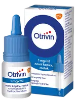 OTRIVIN 1mg/ml nosní kapky při léčbě ucpaného nosu 10 ml