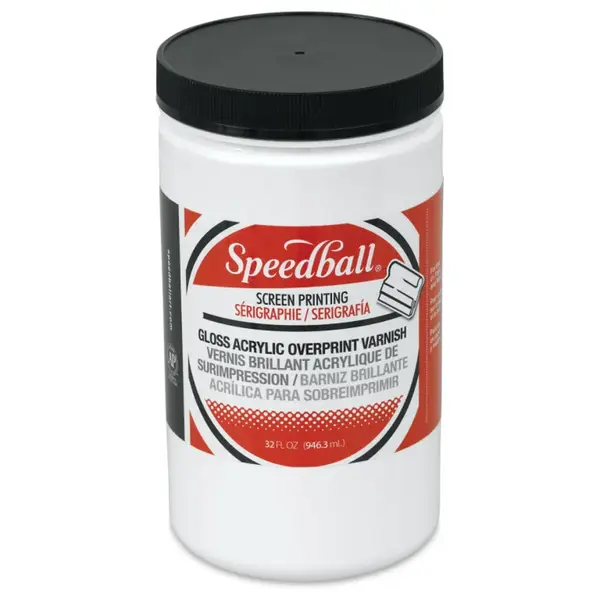Lesklý lak pro sítotiskové barvy Speedball 946ml