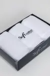 Dárková sada malých ručníků MICRO COTTON, 3 ks Bílá