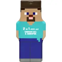 Minecraft Shower Gel & Shampoo jemný sprchový gel a šampon pro děti 400 ml
