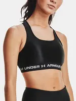 Under Armour Bra Crossback Matte/Shine-BLK - Women's