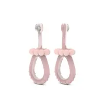 Suavinex Baby Dětský kartáček na zoubky 1 ks růžový