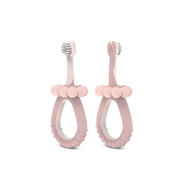 Suavinex Baby Dětský kartáček na zoubky 1 ks růžový