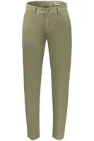 Pánské chino kalhoty v olivové barvě