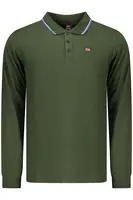 NORWAY 1963 MEN&#39;S LONG-SLEEVED POLO SHIRT, GREEN