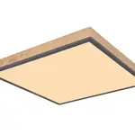 Stropní LED osvětlení Doro 45x45 cm, dřevěný vzhled
