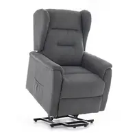 Masážní polohovací křeslo s vyklápěním COMFORT+, antracitová látka