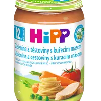HIPP Dětské menu BIO Zelenina a těstoviny s kuřecím masem 220 g